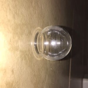 Mini glass fish bowl